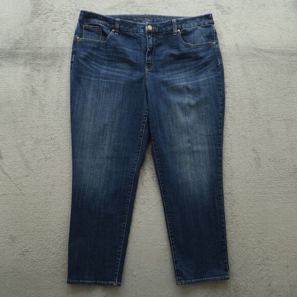 Chico's Denim - Chico's Jeans Women's 3P US-16P High-Rise Slimming Girlfriend Ankle 25" Inseam